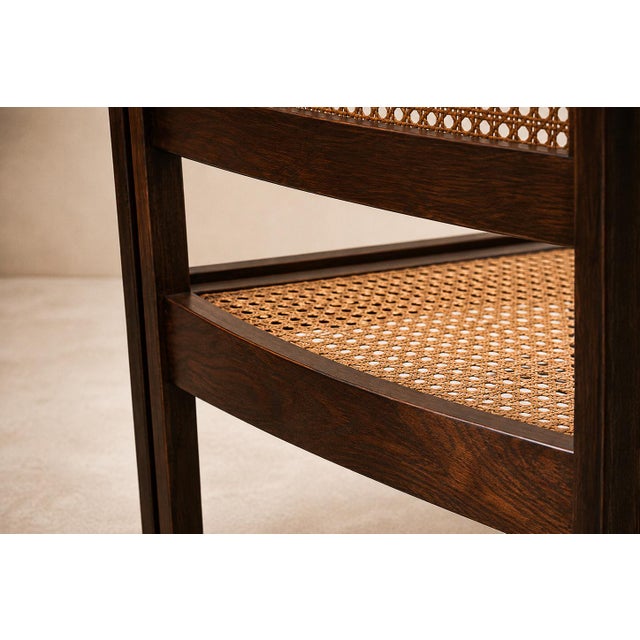 Set of Ten Brazilian Modern Dining Chairs in Rosewood and Cane by Móveis Primus, Brazil, 1960s For Sale - Image 16 of 18