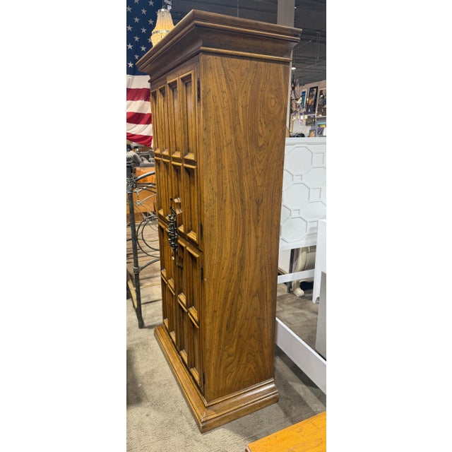 Drexel Heritage Late 20th Century Drexel Heritage Spanish Revival "Velero" Armoire For Sale - Image 4 of 6