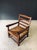 Wood Rustic Oak & Rush Armchair, France, 1930s For Sale - Image 7 of 18