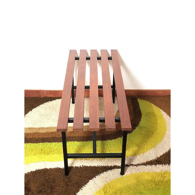 Teak Bench, Italy, 1960 For Sale - Image 3 of 10