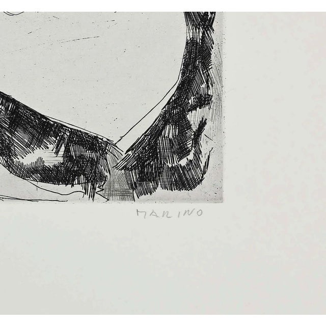 Marino Marini - Composition I - Etching - 1956 For Sale - Image 3 of 4