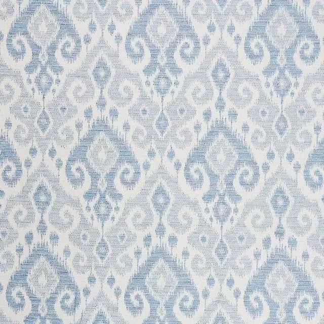 Sample - Schumacher Dedra Performance Fabric in Sky For Sale