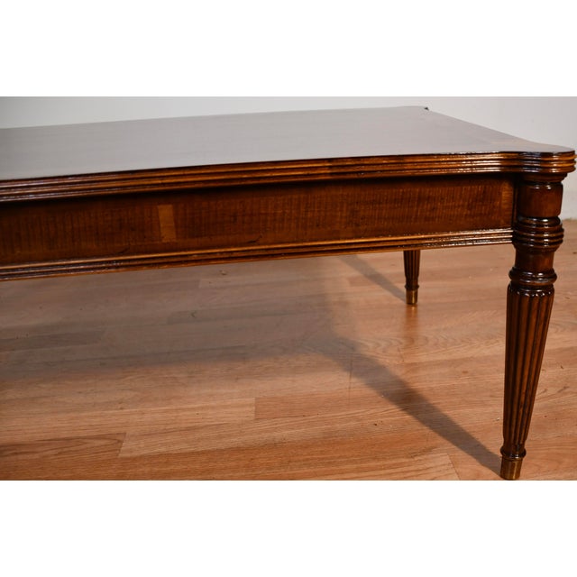 1950s Henredon English Style Walnut Coffee Table For Sale - Image 14 of 18