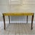European Yellow Leather Wrapped Dining Table with Gold Trim For Sale - Image 13 of 13
