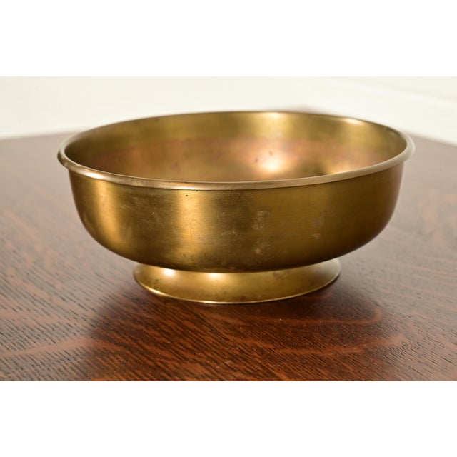 Metal Roycroft Arts & Crafts Brass Fruit Bowl or Centerpiece Bowl For Sale - Image 7 of 12