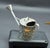 Biedermeier Antique Miniature Dutch or Hanau Continental Silver Pastoral Scene Gardening Watering Can For Sale - Image 3 of 8