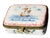 Mid 19th Century Antique Verve Perrin French Faience Pottery Scenic Box For Sale - Image 5 of 6