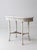 Antique White Wicker Sunroom Table For Sale - Image 11 of 15