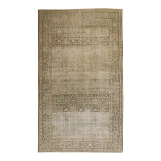 Early 20th Century Green Persian Gallery Malayer Rug - 7' x 13'5" For Sale