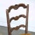 1940s French Wood and Woven Chair For Sale - Image 10 of 12