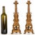 19th Century Pair of Italian Grand Tour Antique Bronze Candlesticks For Sale - Image 4 of 18