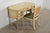John Widdicomb John Widdicomb Style French Provincial Louis XV Cream Lacquered and Gold Gilt Leather Top Ladies Writing Desk and Chair, Circa 1950s For Sale - Image 4 of 15
