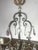 Silver French Crystal Beaded Chandelier C. 1900's For Sale - Image 8 of 12