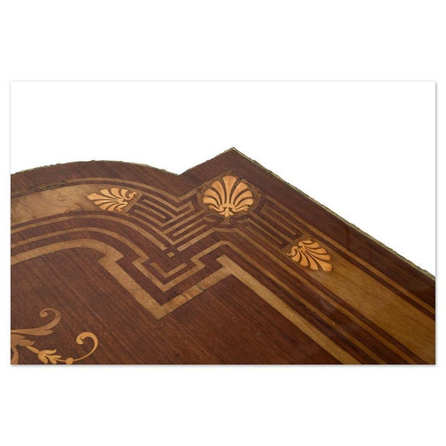 19th Century Marquetry Table For Sale - Image 9 of 10