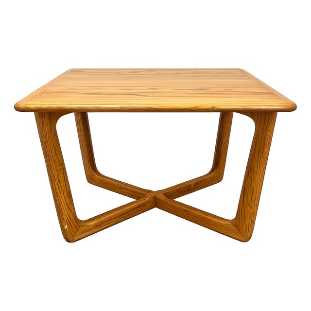 Lane Perception Side Table by Warren Church | Mid Century Modern Oak | 1950s MCM For Sale