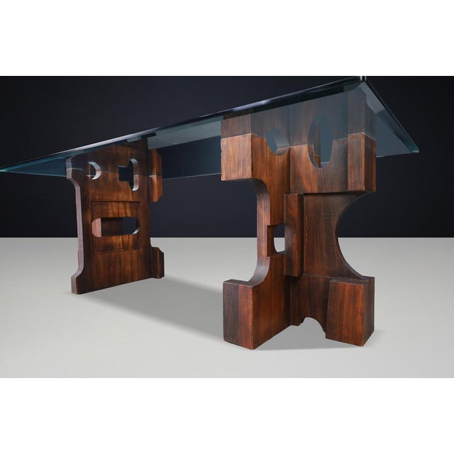 Sculptural Dining Table by Nerone Ceccarelli for Gruppo NP2, Italy, 1982 For Sale - Image 9 of 18