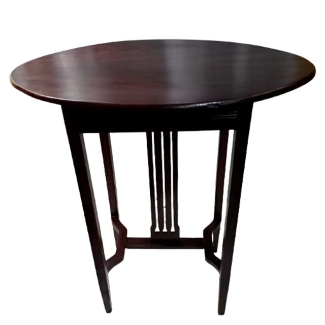 Auxiliary Oval Walnut Table For Sale - Image 10 of 10