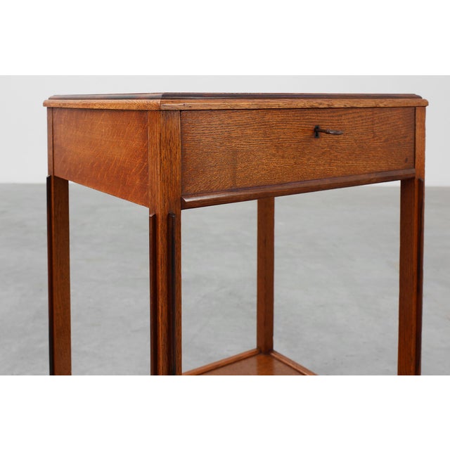 Amsterdamse School Style Side Table, 1890s For Sale - Image 4 of 16