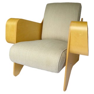 Birch Lounge Chair by Marcel Breuer, 1990s For Sale