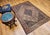 Antique Senneh Area Rug, Hand-Knotted Wool, Herati Medallion Pattern, Ivory & Navy, 4x6 For Sale - Image 4 of 17