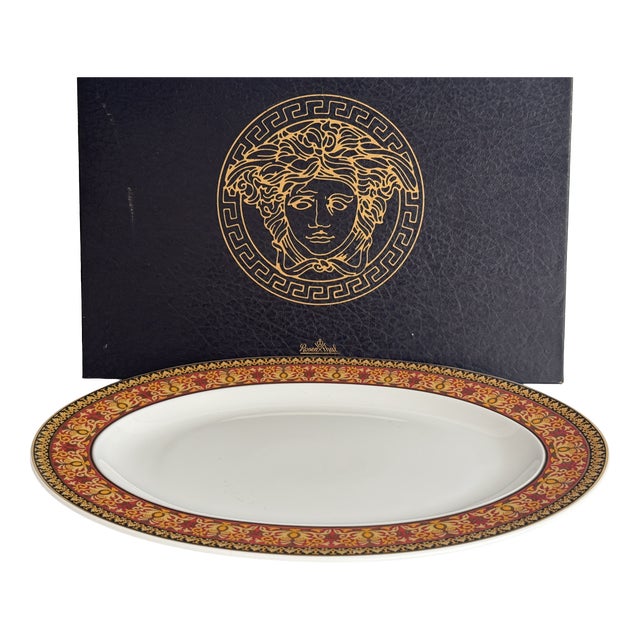 Small Medusa Platter by Versace for Rosenthal, 1990s For Sale