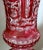 Biedermeier Style Bohemia Cut and Ground Red Crystal Vase, 1950 For Sale - Image 6 of 13
