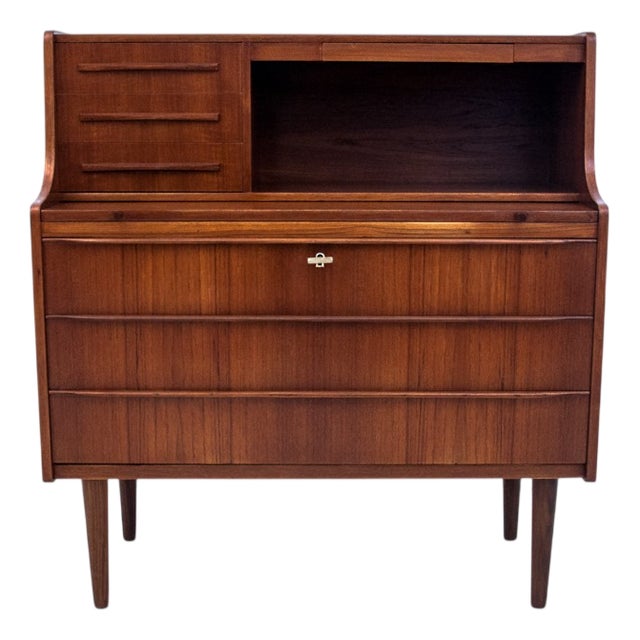 Danish Teak Writing Desk, 1960s For Sale