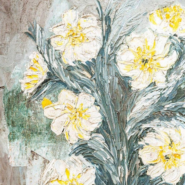 1940’s French Decorative Oil Painting – Flowers. Good honest oil on canvas. Workshop Report: Our workshop team inspect...