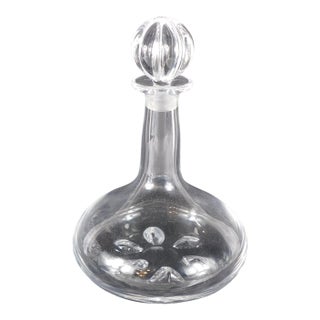 1950s Orrefors Signed Ships Decanter For Sale