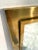 Italian Mid-Century Italian Rectangular Mirror With Brass Frame For Sale - Image 3 of 7