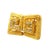 Ilias Lalaounis 18k Gold Diamond Textured Geometric Earrings, Circa 1970s, A Pair For Sale - Image 9 of 16