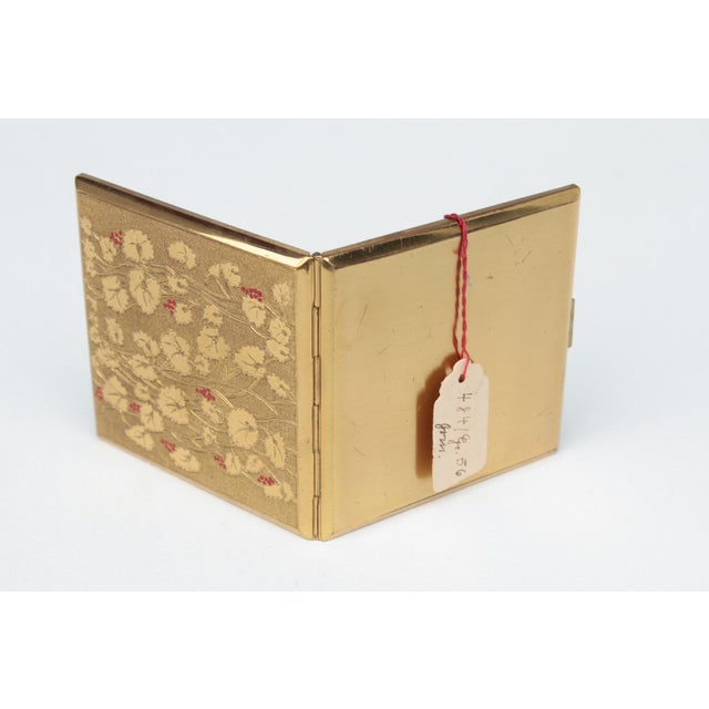 Art Deco Powder Compact in Tombac, 1930s For Sale - Image 9 of 12