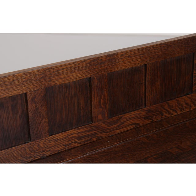 Stickley Mission Oak Arts & Crafts Sideboard W. Backsplash For Sale - Image 10 of 18