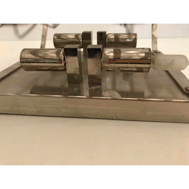 Mid-Century Crystal Flush Mount For Sale - Image 8 of 10