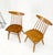Conant Ball Pair of Mid-Century Modern Solid Maple Conant Ball Russel Right Sid Chairs Mint! For Sale - Image 4 of 16