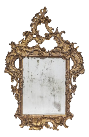 Antique Late 19th Century Gilt Wall Mirror