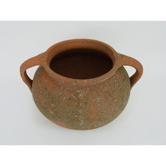 1970s Large Round Jar with Double Handles, 1970s For Sale - Image 5 of 10