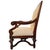 1980s Neoclassical Hand-Carved Mahogany Armchairs With Rolled Arms & X-Stretcher - A Pair For Sale In San Diego - Image 6 of 14