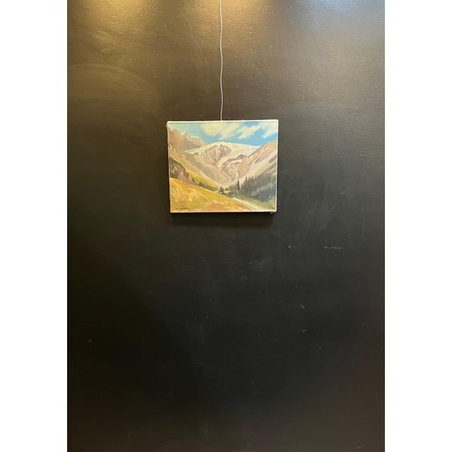 Henri Weissenbach, Mountain Landscape, Oil on Canvas, 1930 For Sale - Image 6 of 9