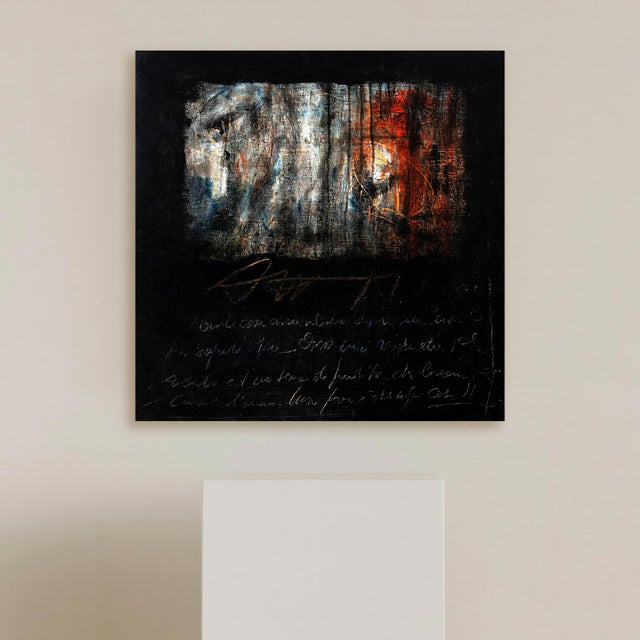 2000 - 2009 Massimo D'Orta, Il Grande Inverno MD 55, Abstract Painting, Mixed Media on Canvas, 2008 For Sale - Image 5 of 7