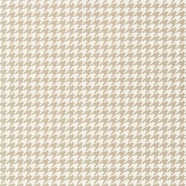 Harlequin Houndstooth Wallpaper in Taupe/Soft Focus For Sale