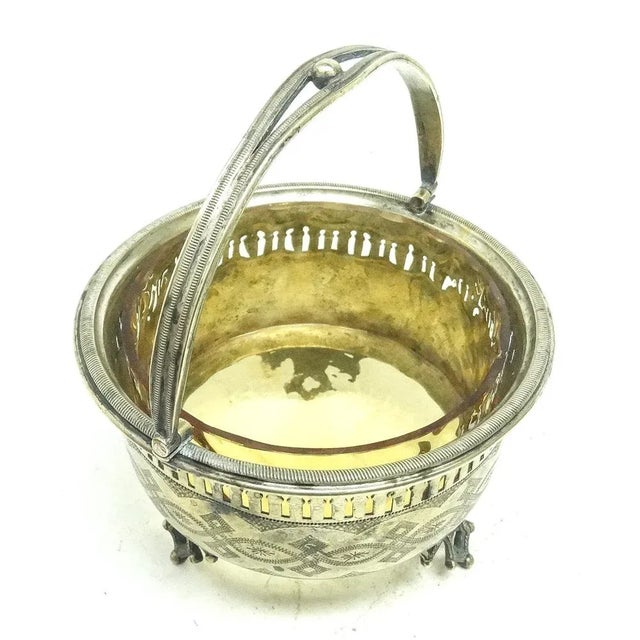 Austro-Hungarian Empire Eclectic Sugarbowl, 1890s For Sale - Image 4 of 7