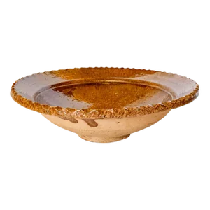 Mid Century Burnt Sienna Glazed Moroccan Bowl