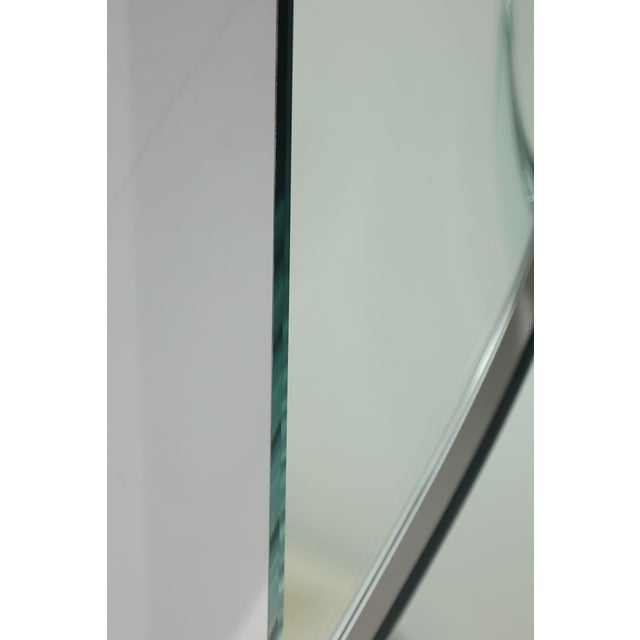 The Philippe Starck for Fiam Caadre Square Mirror 41" is a striking addition to any mid-century modern home. At circa20c,...