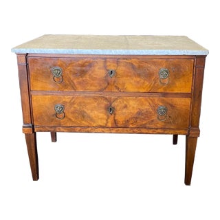 19th Century French Neoclassical Fruitwood Directoire Chest of Drawers For Sale