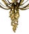 Antique Gilt Brass Ribbon & Music Wall Sconce For Sale - Image 10 of 11