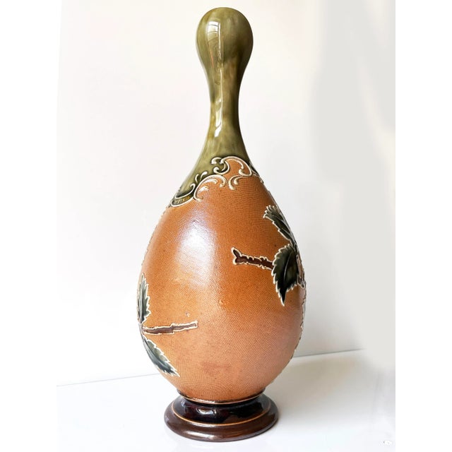 Royal Doulton Royal Doulton Art Union of London Floral Vase For Sale - Image 4 of 9