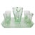 Glass Set Tray, France, 1940, Set of 6 For Sale - Image 11 of 11