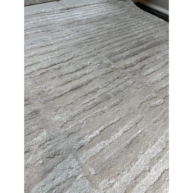Contemporary Arhaus Artim Hand-Knotted Rug – 8x10 Ivory For Sale - Image 3 of 16