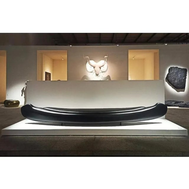 Textile Trip Bench by Imperfettolab For Sale - Image 7 of 8